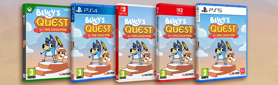 Bluey's Quest for the Gold Pen